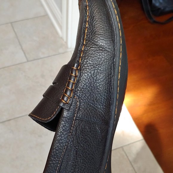 Like NEW - BOC (Born) Men's Leather Casual Loafers, Black, Sz 13 - Picture 15 of 16